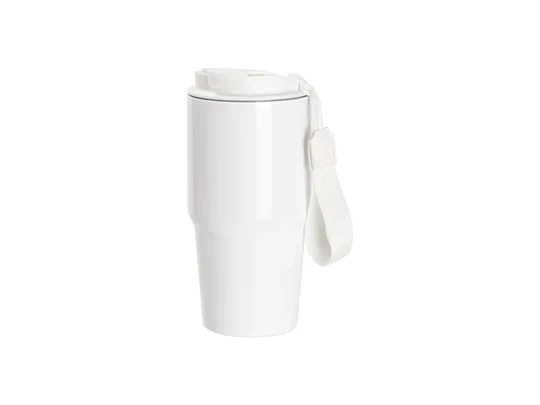20oz White Stainless Steel Sublimation Tumbler with Portable Lid — Pack of 4