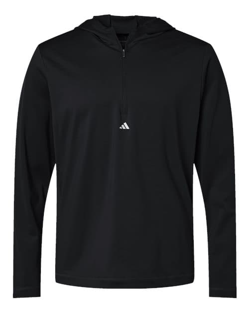 Men's Lightweight Quarter-Zip Hooded Pullover