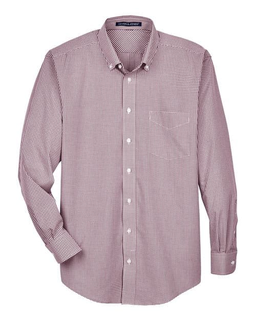Men's Crown Collection® Gingham Check Woven Dress Shirt