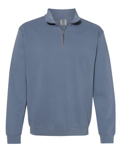 Unisex Garment-Dyed Quarter-Zip Sweatshirt