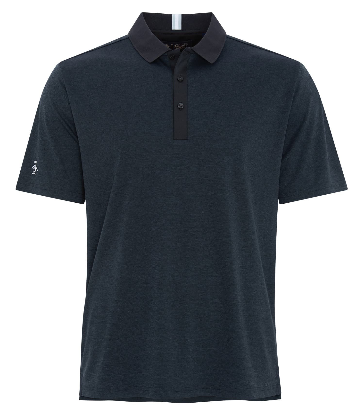 DISCONTINUED ORIGINAL PENGUIN® INTARSIA HEATHERED POLO