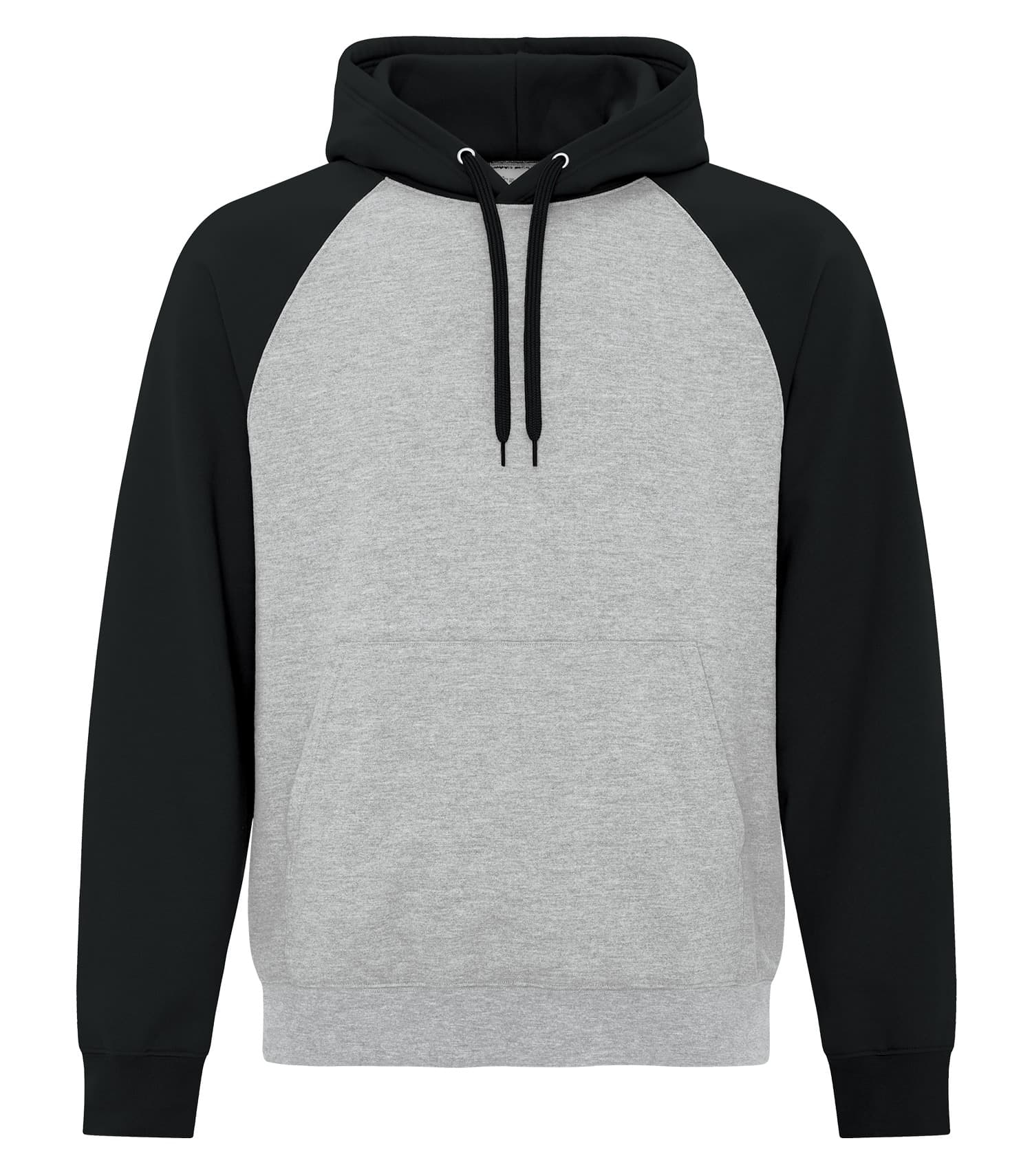 ATC™ EVERYDAY FLEECE TWO TONE HOODIE in Athletic Heather/Black