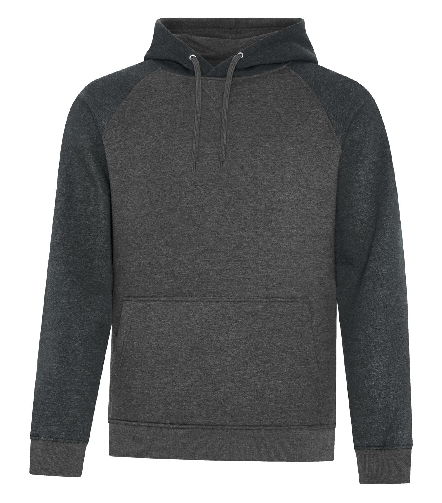ATC™ ESACTIVE® VINTAGE TWO TONE HOODIE in Black Heather*/Charcoal Heather