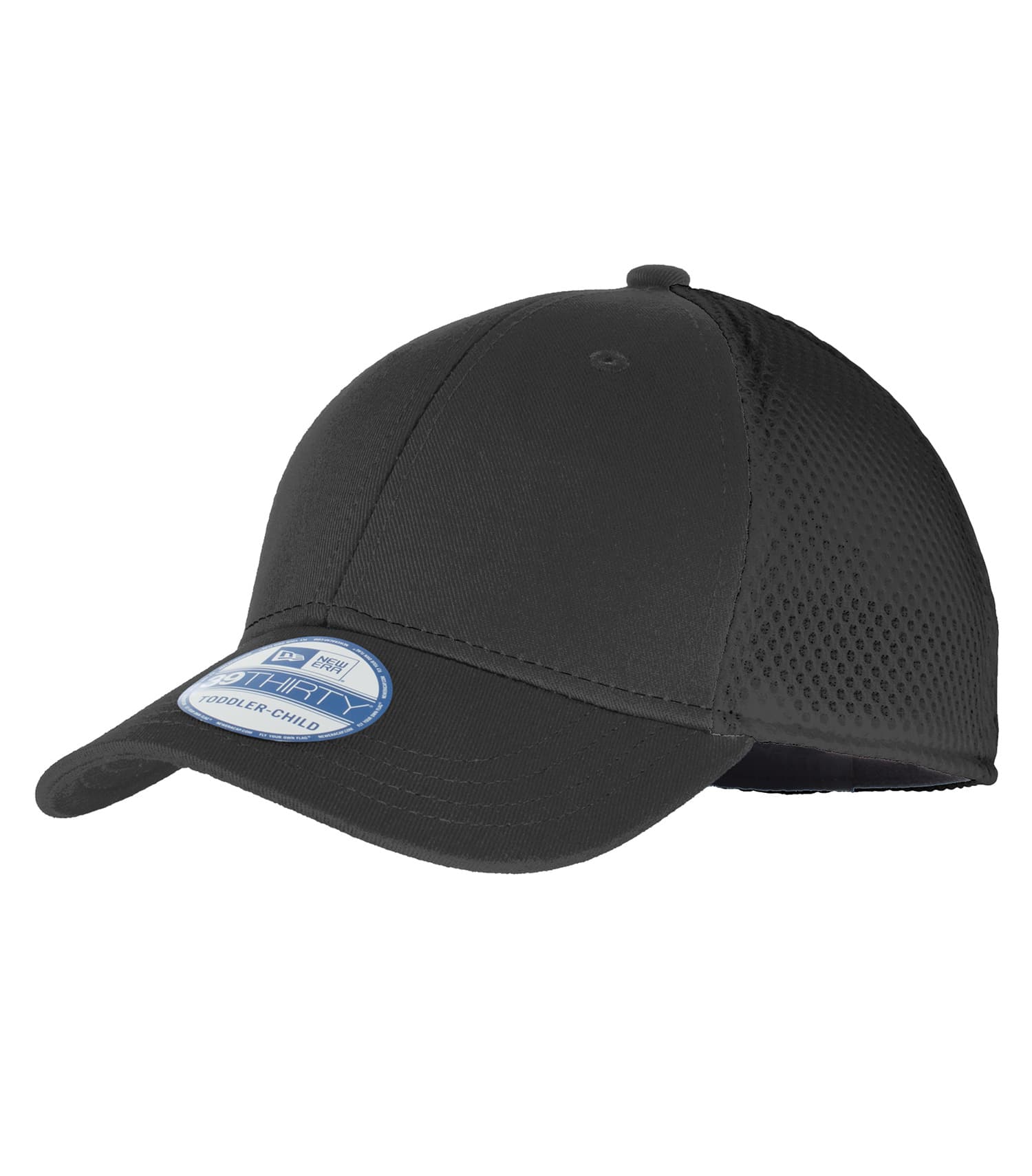 NEW ERA® 39THIRTY® STRETCH MESH YOUTH CAP in Black/Black