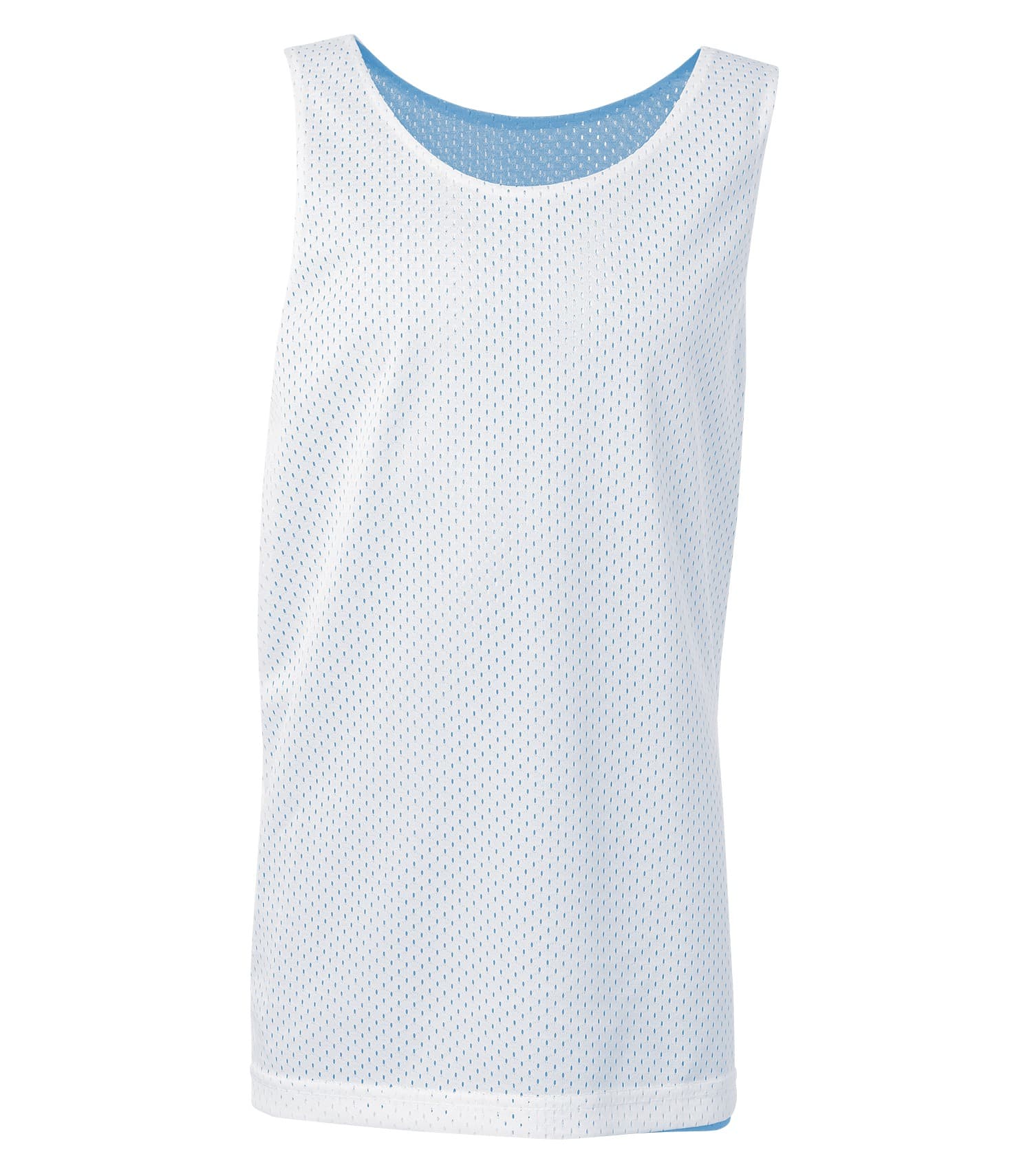 ATC™ PRO MESH REVERSIBLE YOUTH TANK TOP in Carolina Blue/White