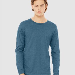 Unisex Heather CVC Long Sleeve Tee
