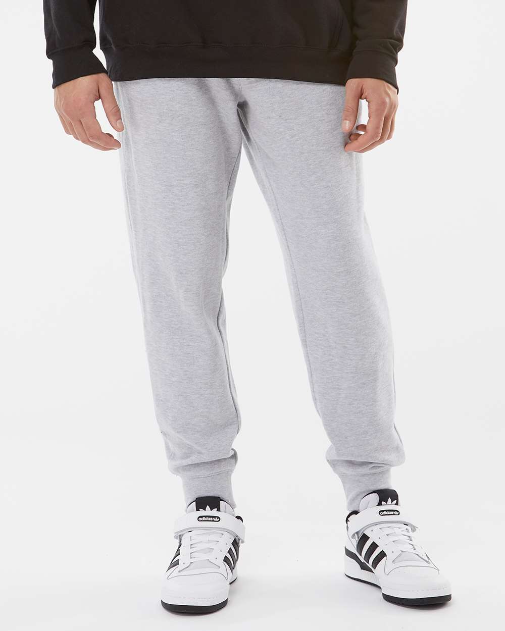 Independent_Trading_Co._IND20PNT_Grey_Heather_Front_High_Model