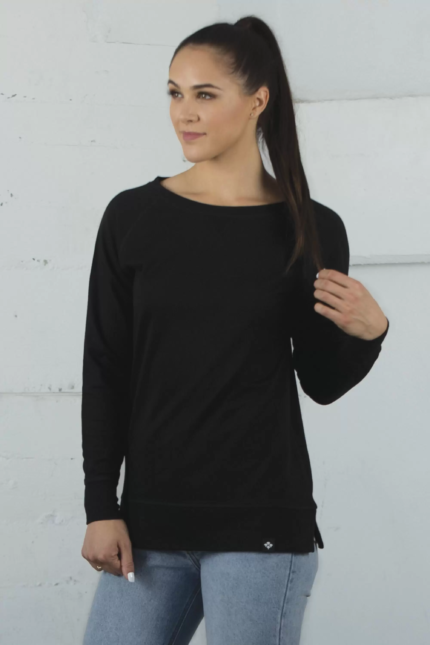 KOI® ELEMENT OPEN CREW LADIES' FLEECE. KOI2040L