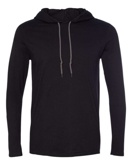 Unisex Softstyle® Lightweight Hooded Long Sleeve T-Shirt - 987