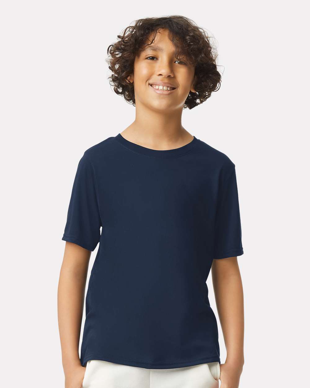 Gildan_42000B_Navy_Front_High_Model